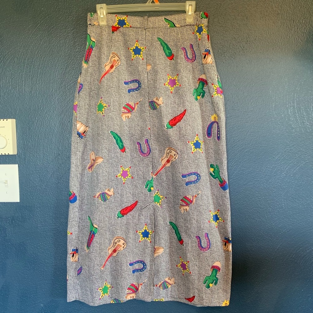 Western Inspired Vintage Maxi Skirt - Picture 5 of 6